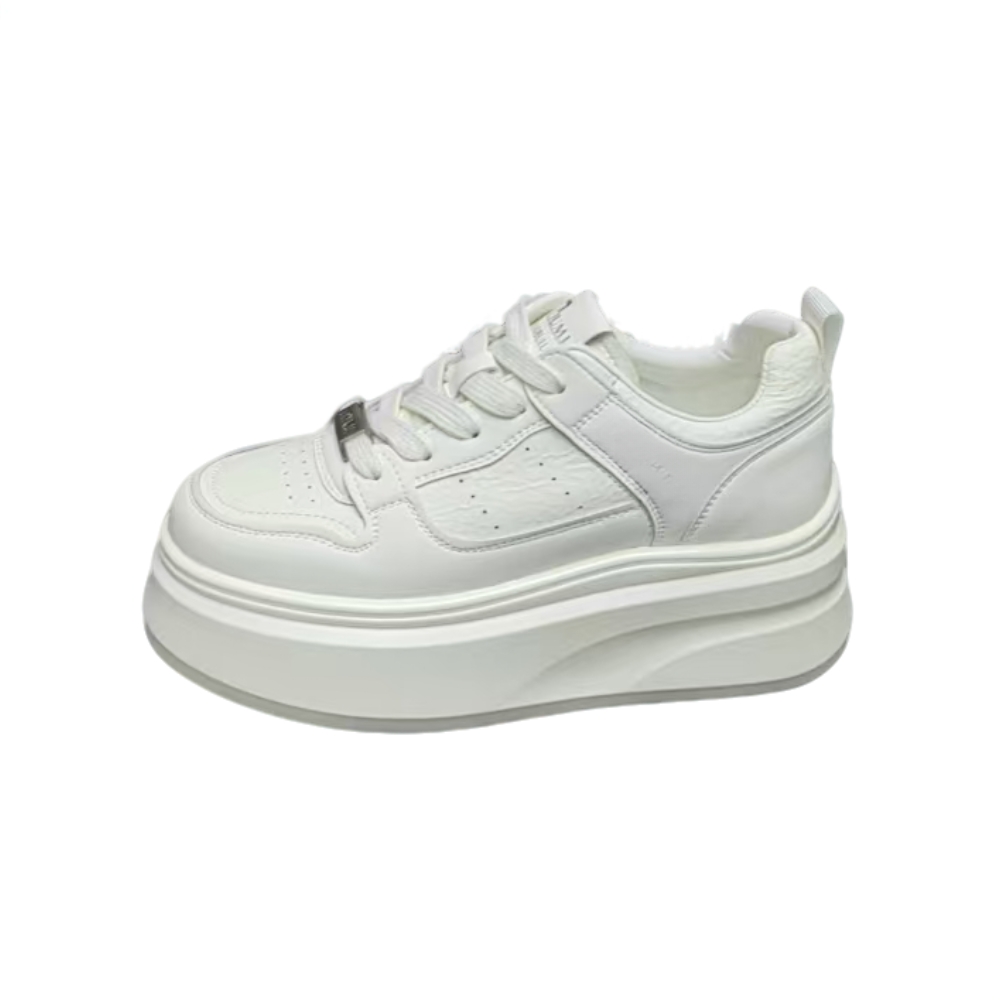 6011  25455真皮厚底小白鞋 （标准尺码）**米