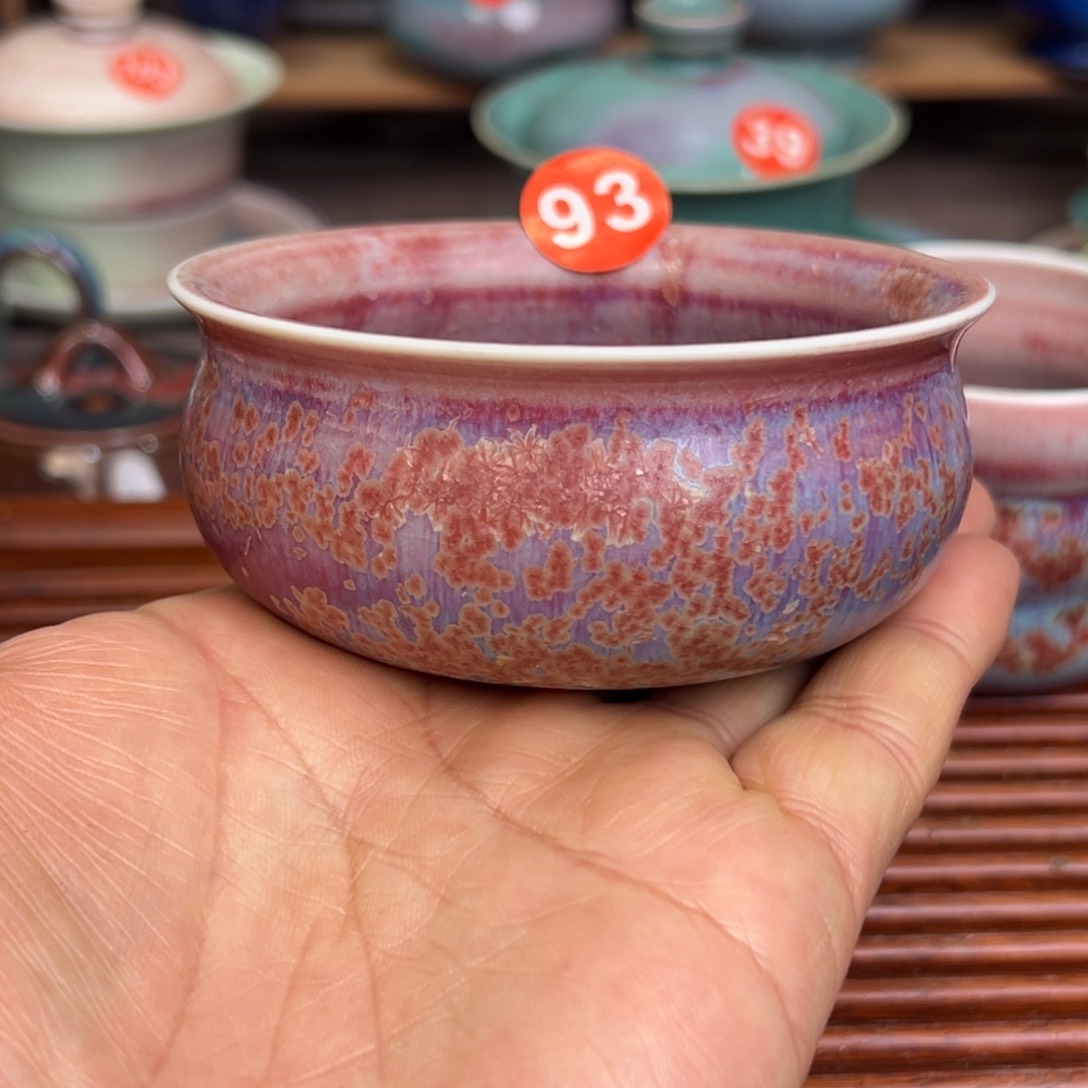 手工制作钧窑茶器