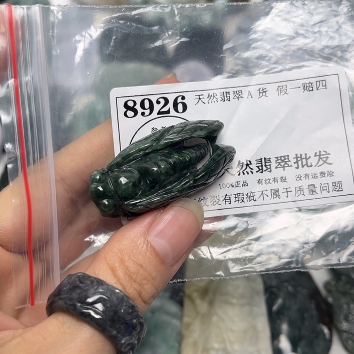 翡翠未镶嵌吊坠(不含链)8926