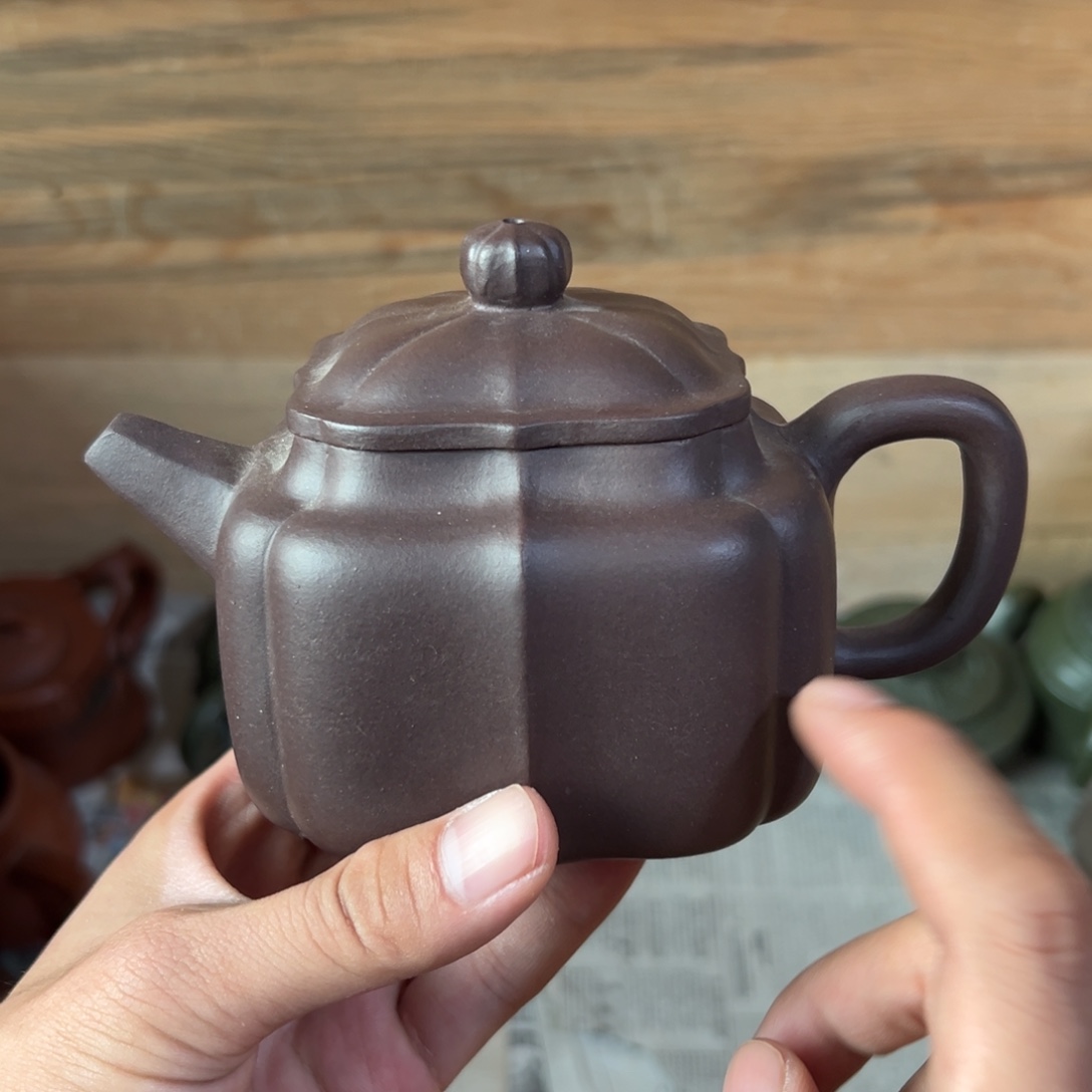 紫砂茶壶老厂紫砂壶一件！
