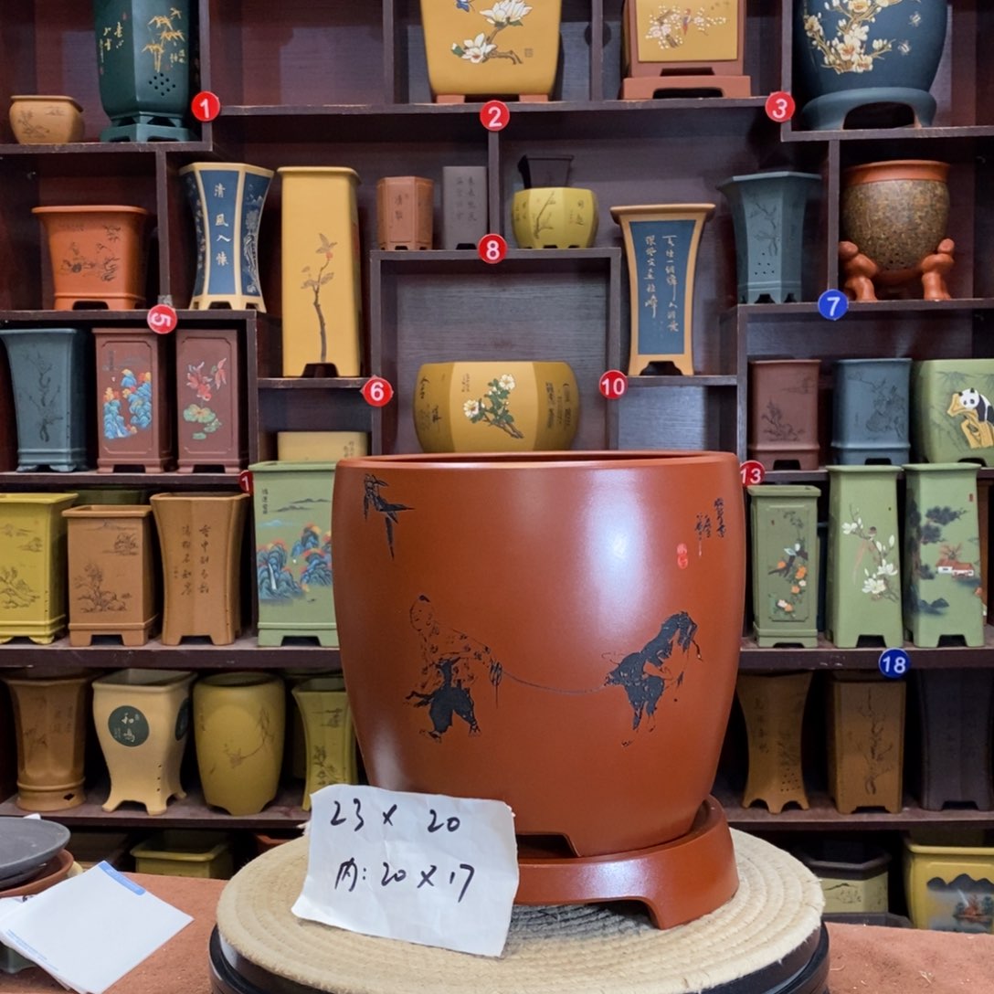 紫砂花盆紫砂艺术