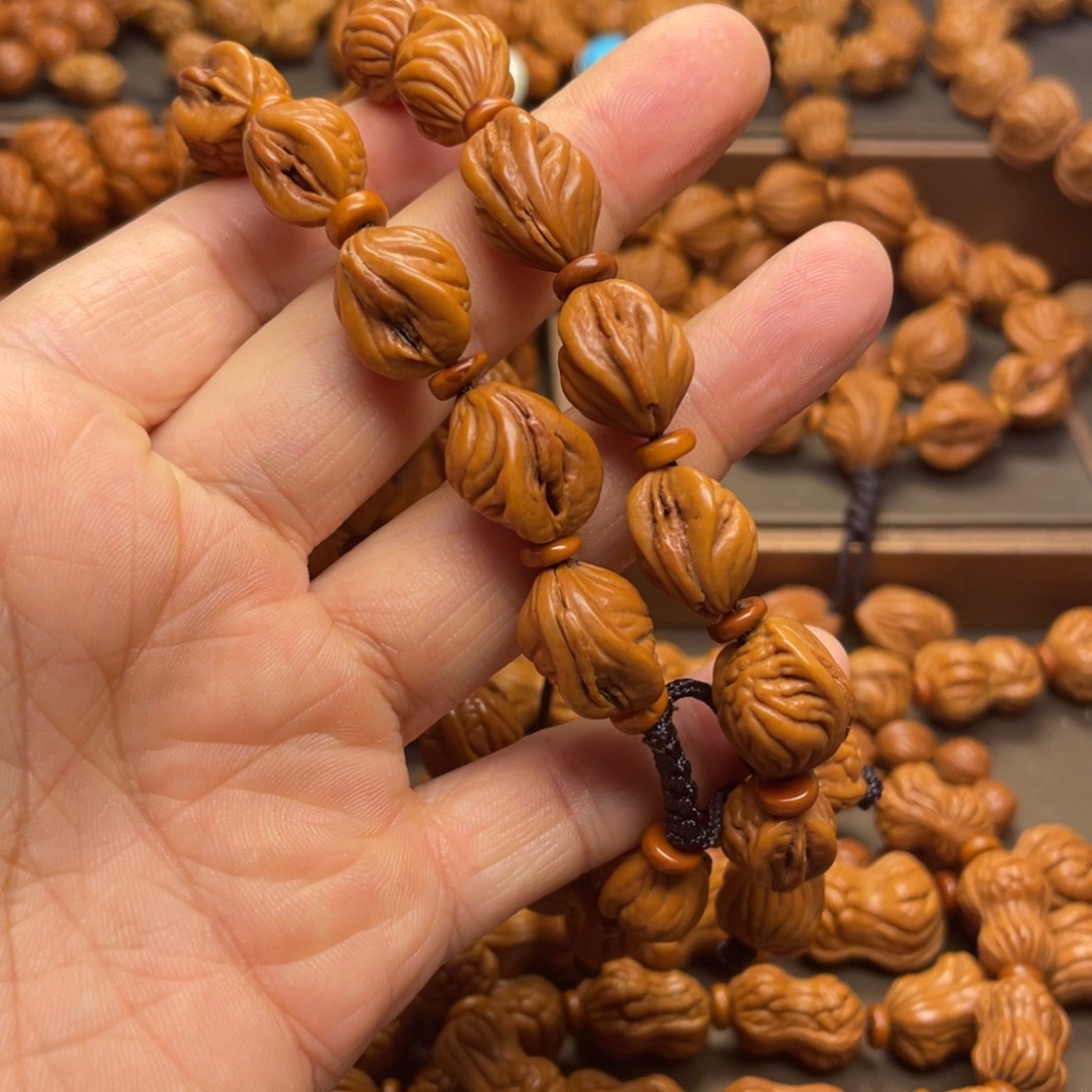 半***在手串桃核龙纹桃核8