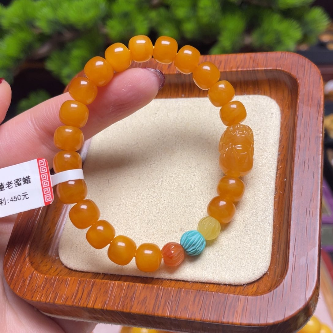 蜜蜡手链未镶嵌手串