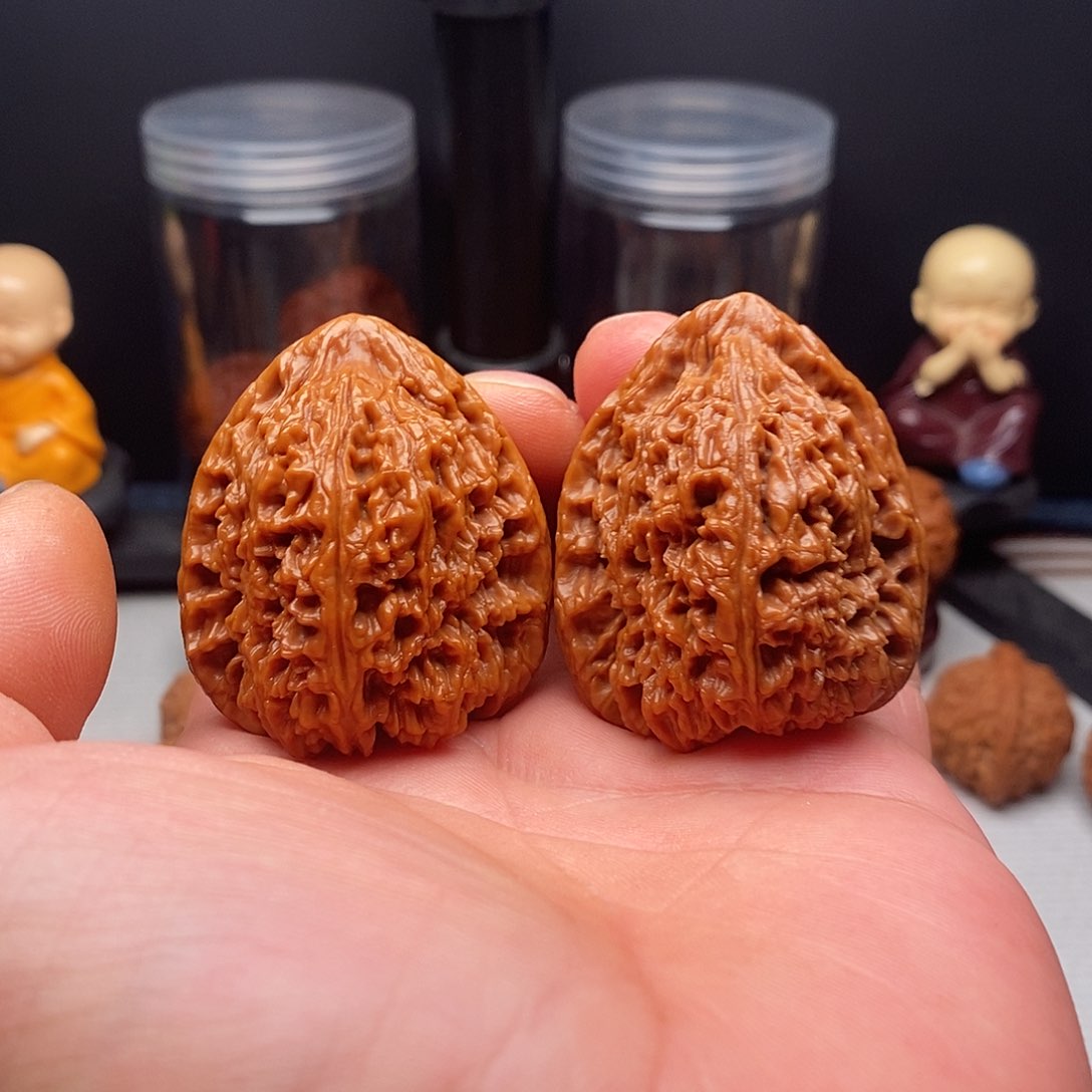 文玩核桃把件40尺三角南疆