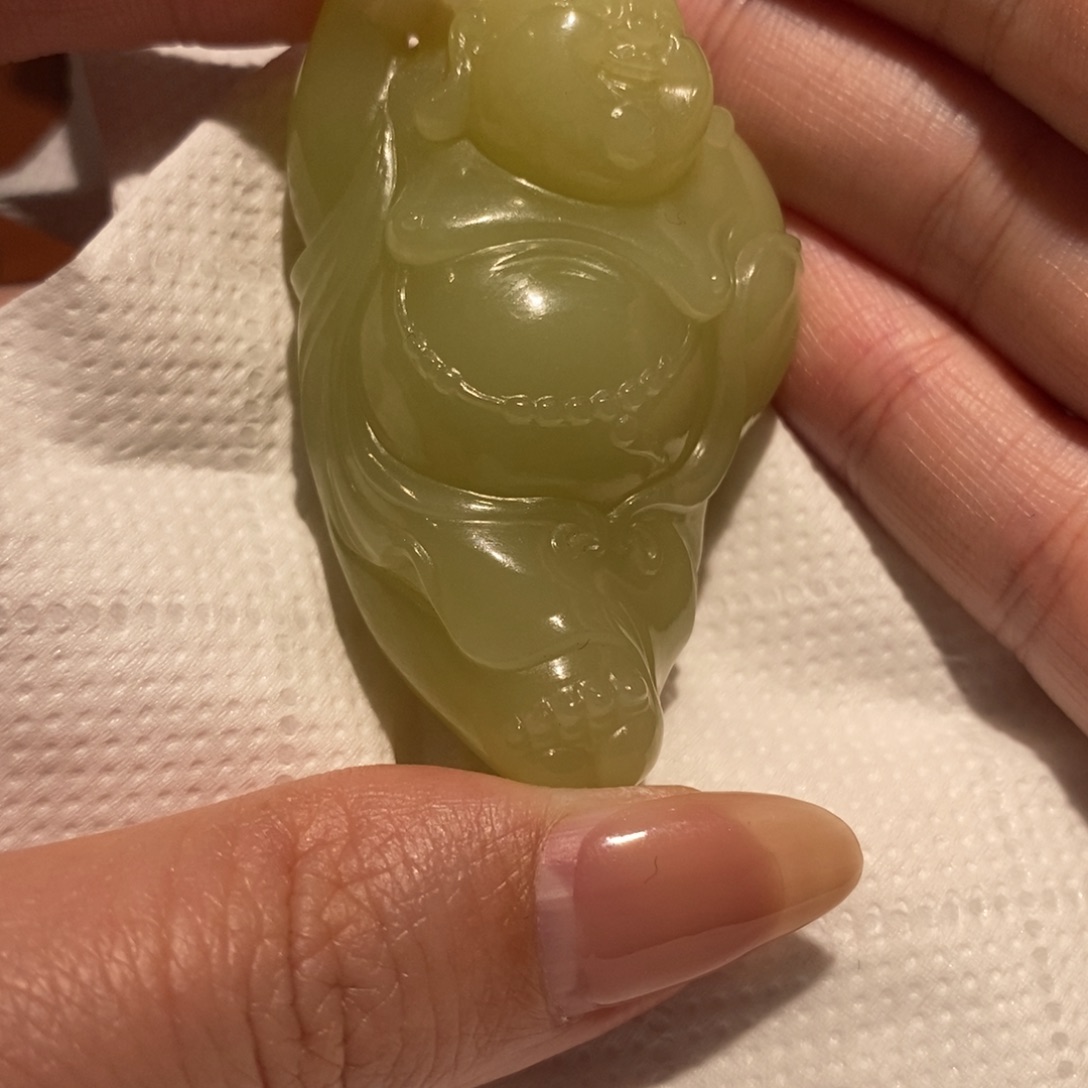 和田玉珠子未镶嵌咕*哒