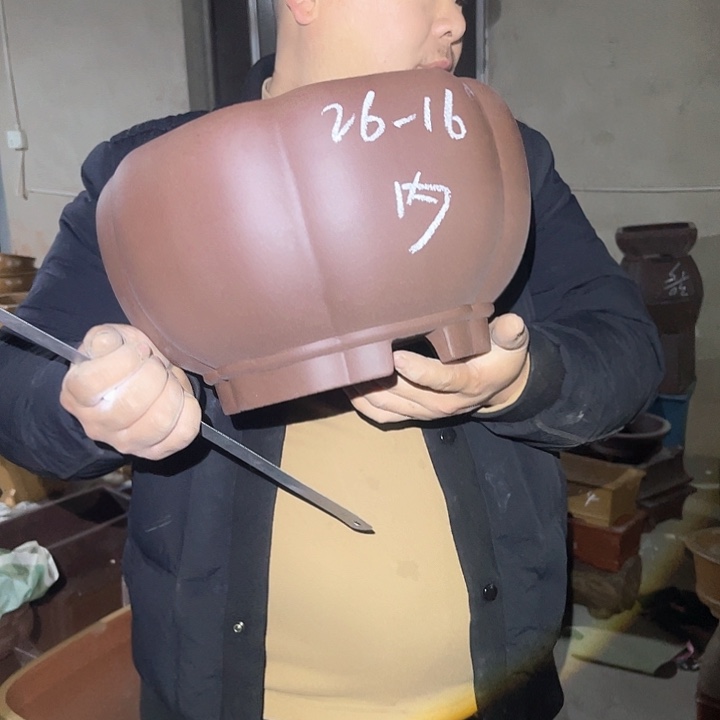 紫砂花盆紫砂等传统