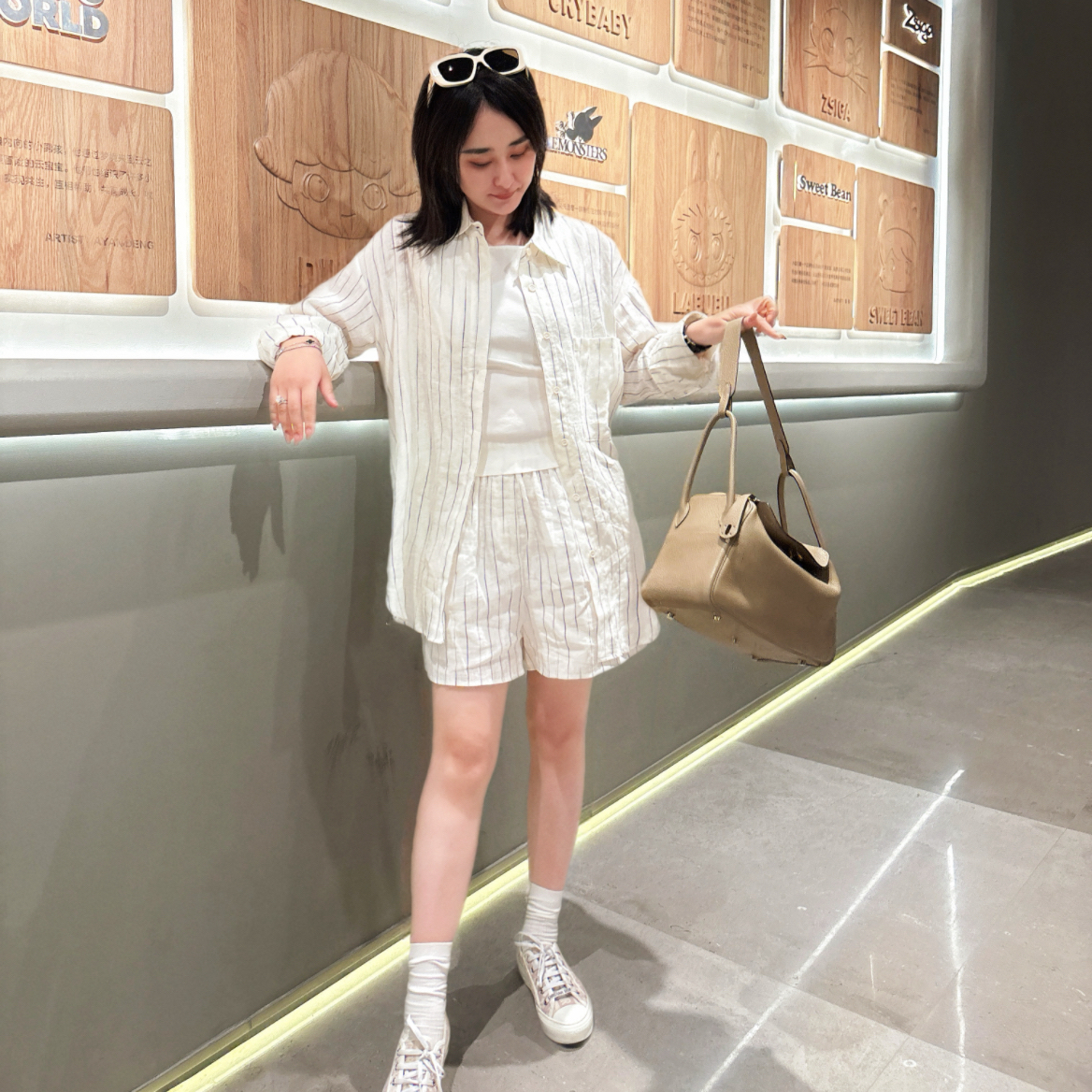 YNN.Beauty｜松弛感高级感亚麻套装老钱风衬衣+休闲短裤