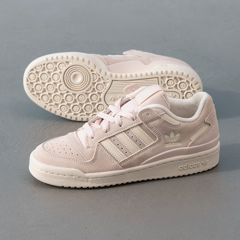 阿迪达斯三叶草forumlow女鞋25夏季新款透气轻便休闲板鞋运动鞋