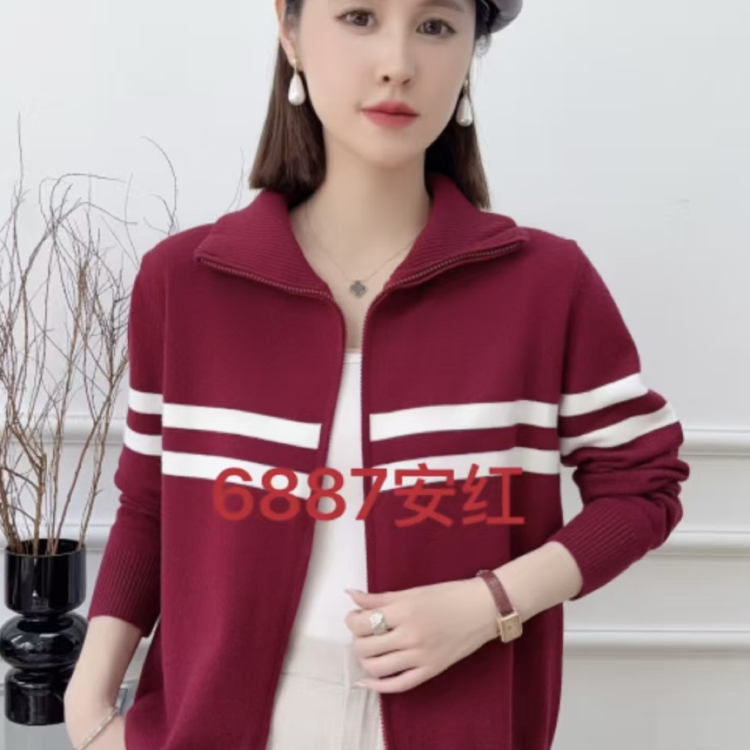 【名角服饰】【6887立领毛衣】时尚百搭秋冬网红休闲毛衣