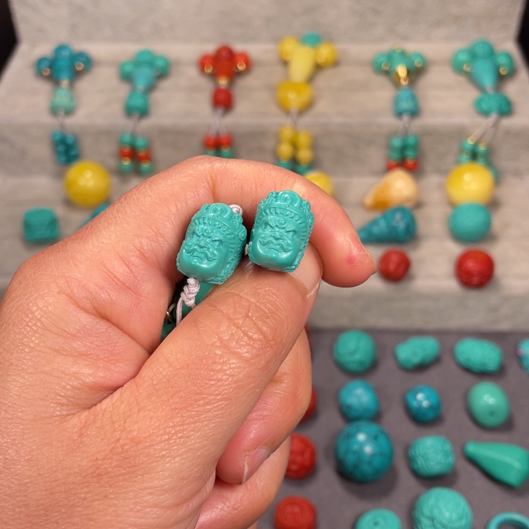 玛瑙/玉髓合金绿色10*13