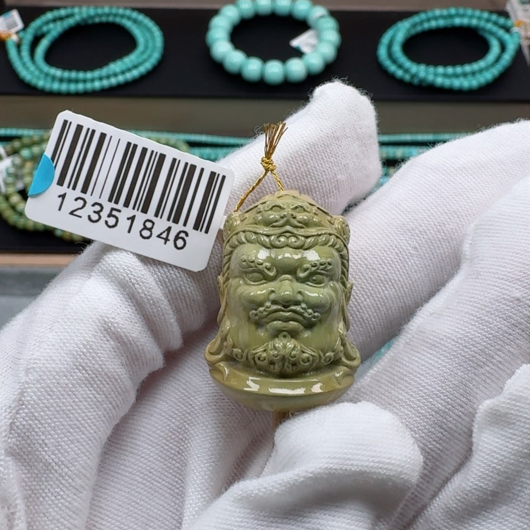 绿松石挂件未镶嵌