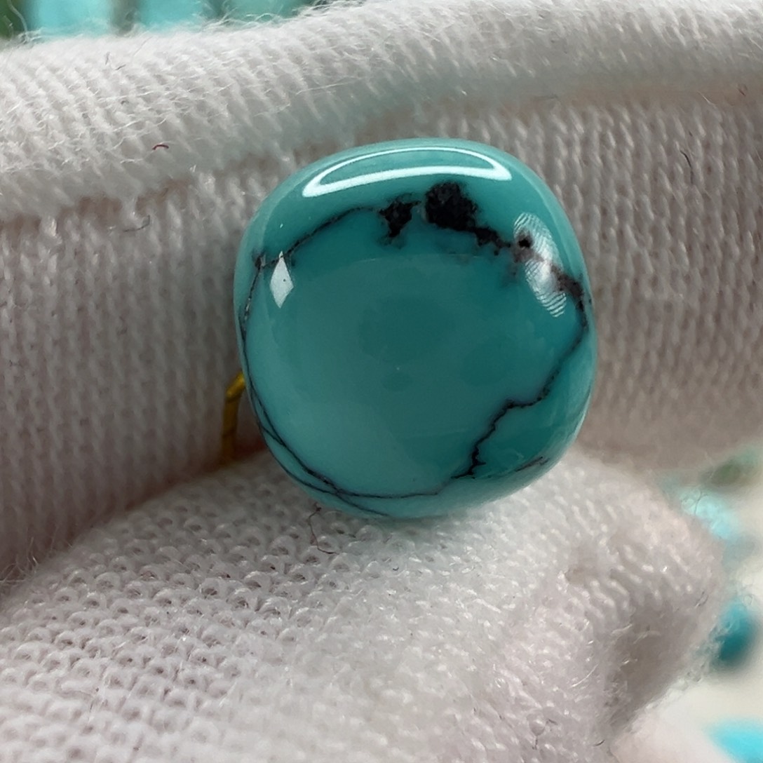 未镶嵌绿松石配饰8.4mm