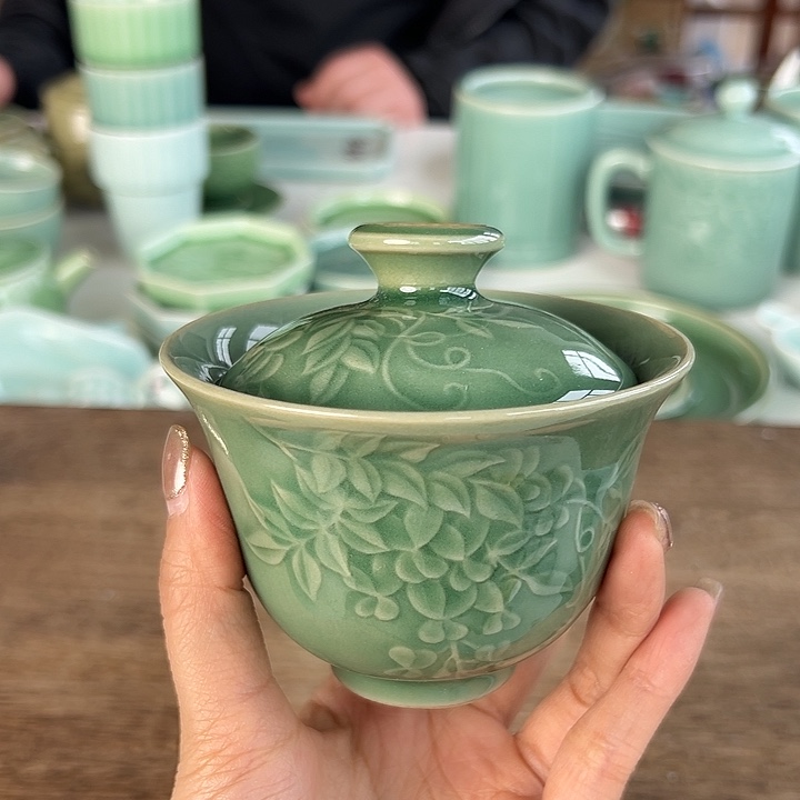 小米茶器龙泉青瓷