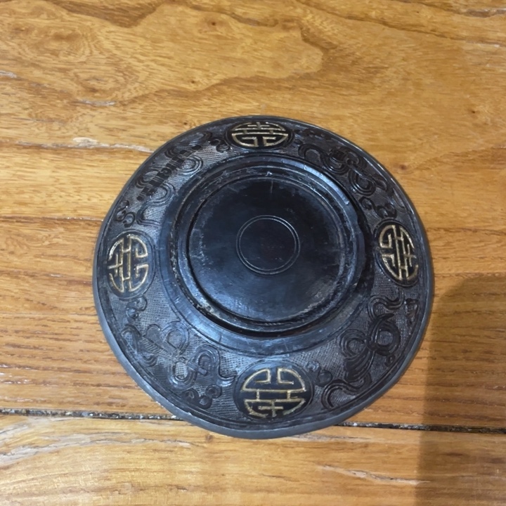 椰壳香盘茶道具摆件摆件