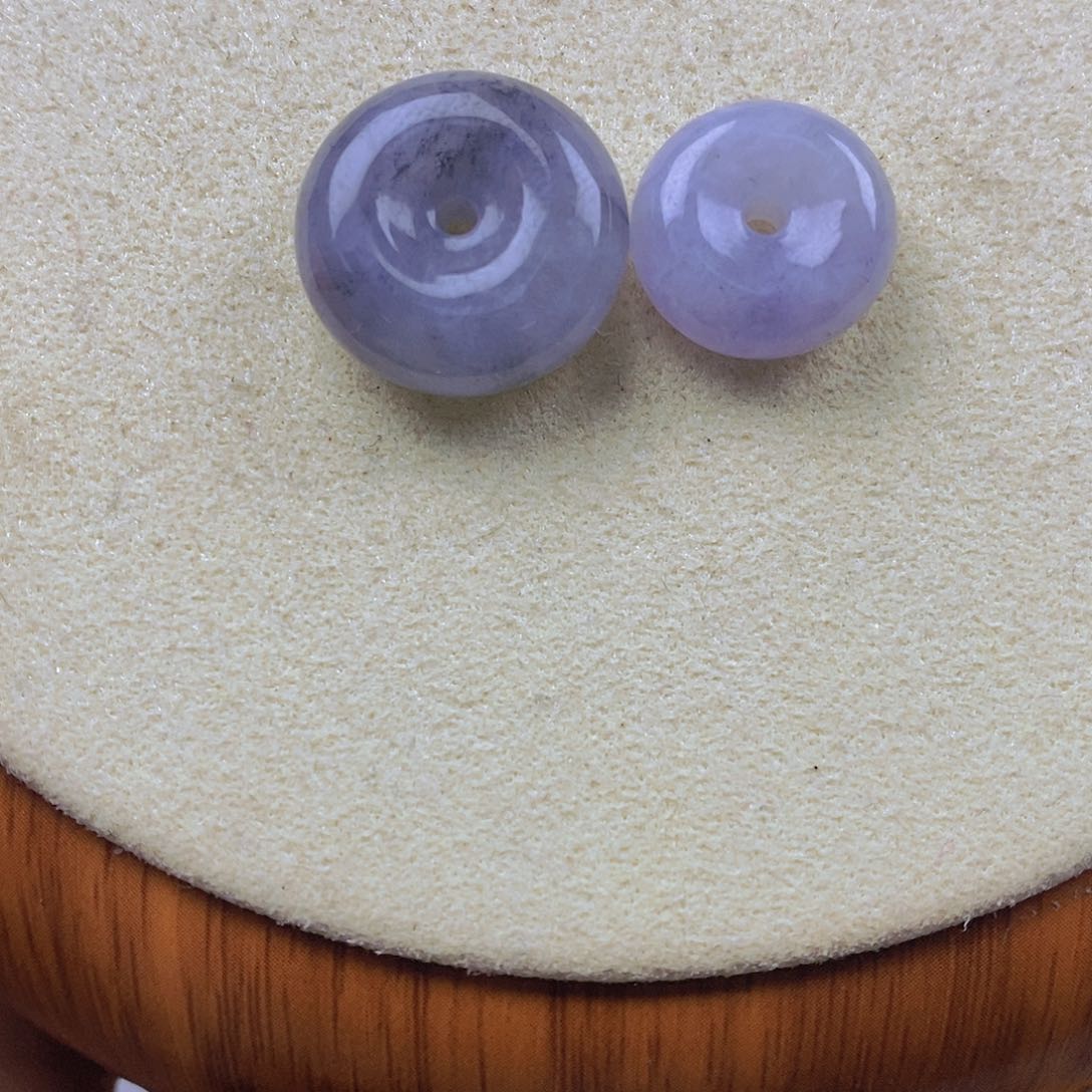 翡翠戒指未镶嵌蓝*乌鸡平安扣