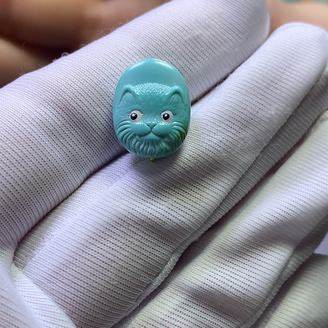 绿松石未镶嵌配饰