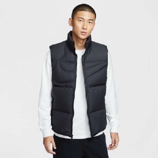 NIKE/耐克官方正品黑色羽绒马甲男子运动百搭舒适 IH2369-010