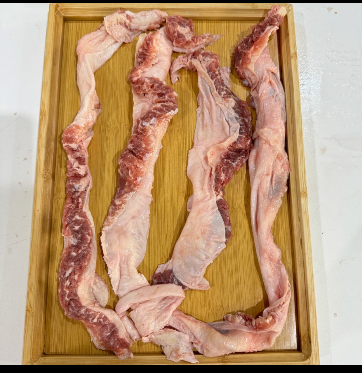 带肉牛横隔膜筋  护心肉边（筋头巴脑生鲜不退换）