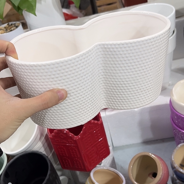 有孔！福利价！陶瓷花盆福利款式