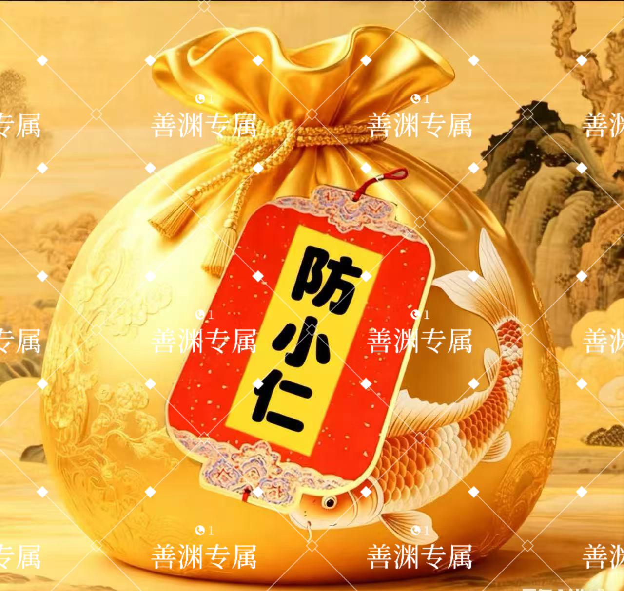 6号防小仁【善渊推荐】生肖挂饰福
