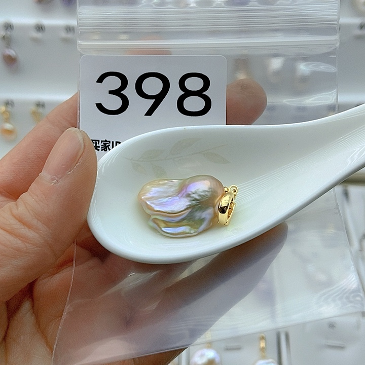 淡水珍珠颈饰银S925镶嵌