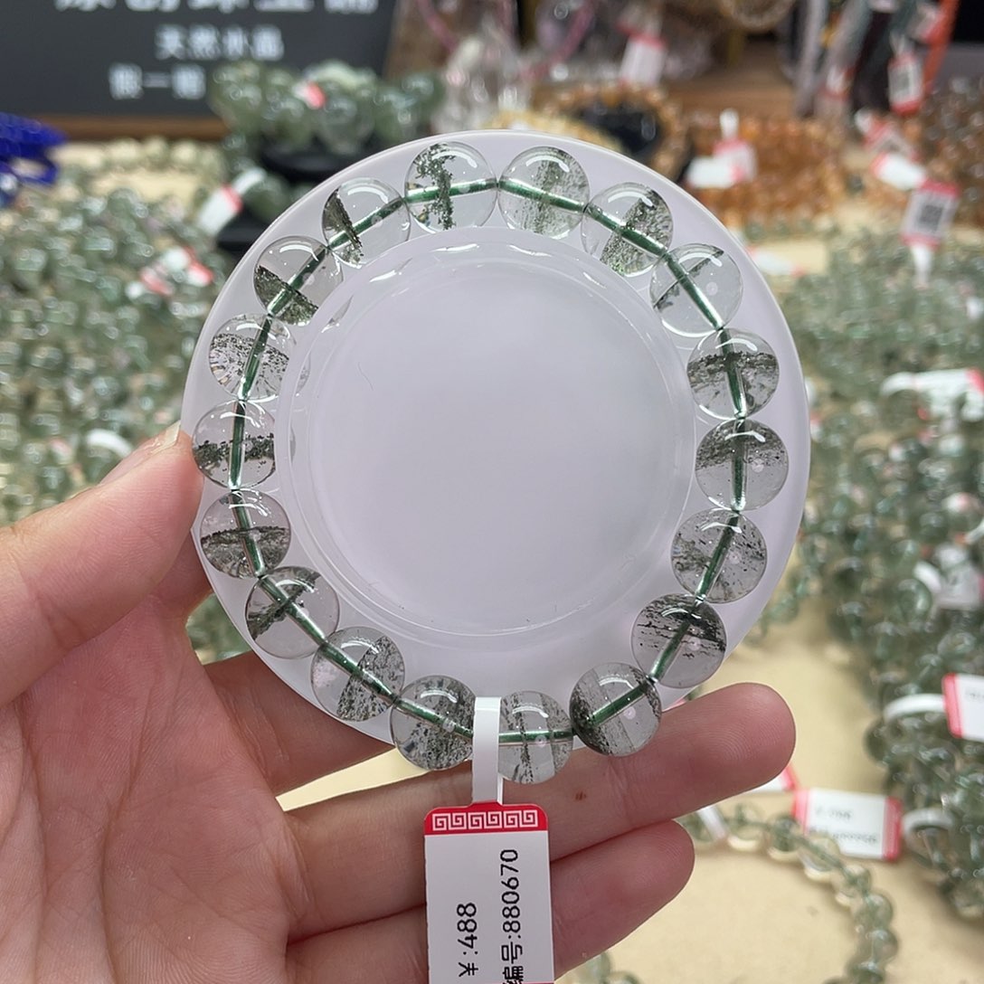 水晶手链未镶嵌L*辉绿幽灵