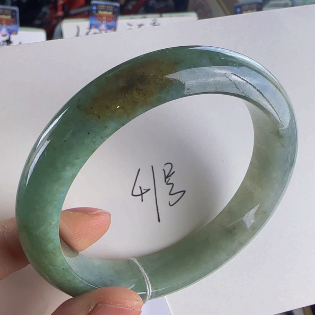翡翠手镯未镶嵌老坑56.6
