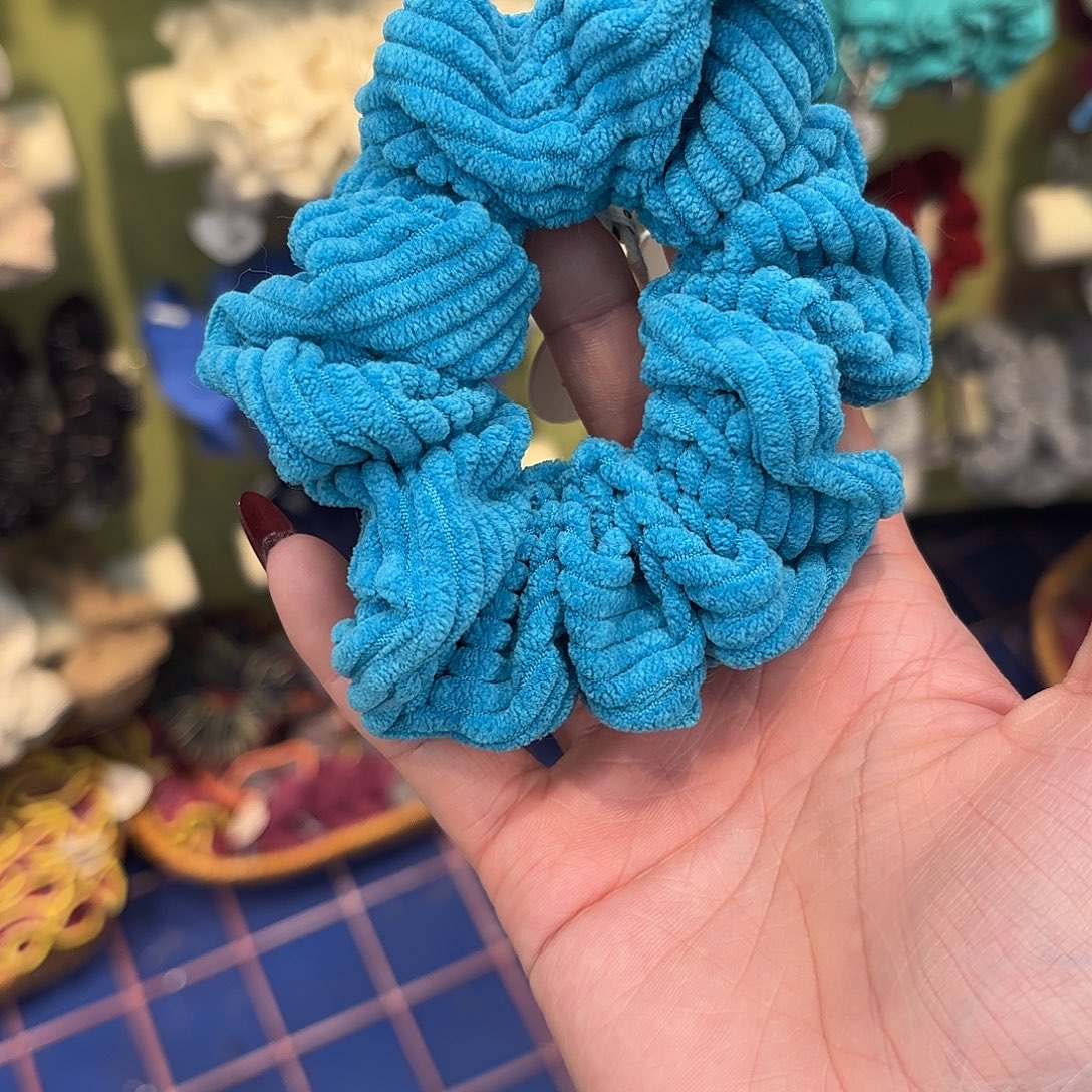 非金属布艺亮蓝色