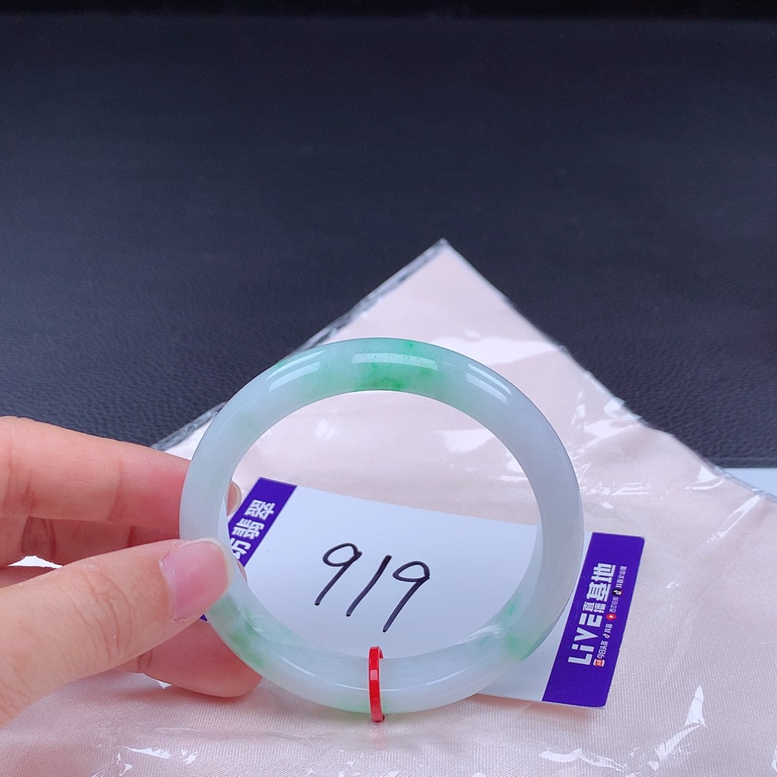 翡翠手镯未镶嵌手镯001854