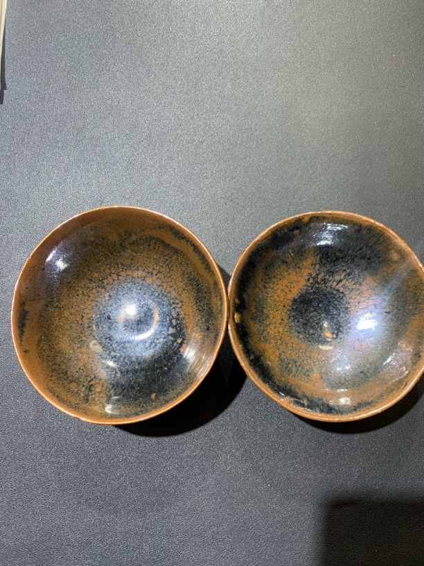 磁州窑茶盏，完完整整