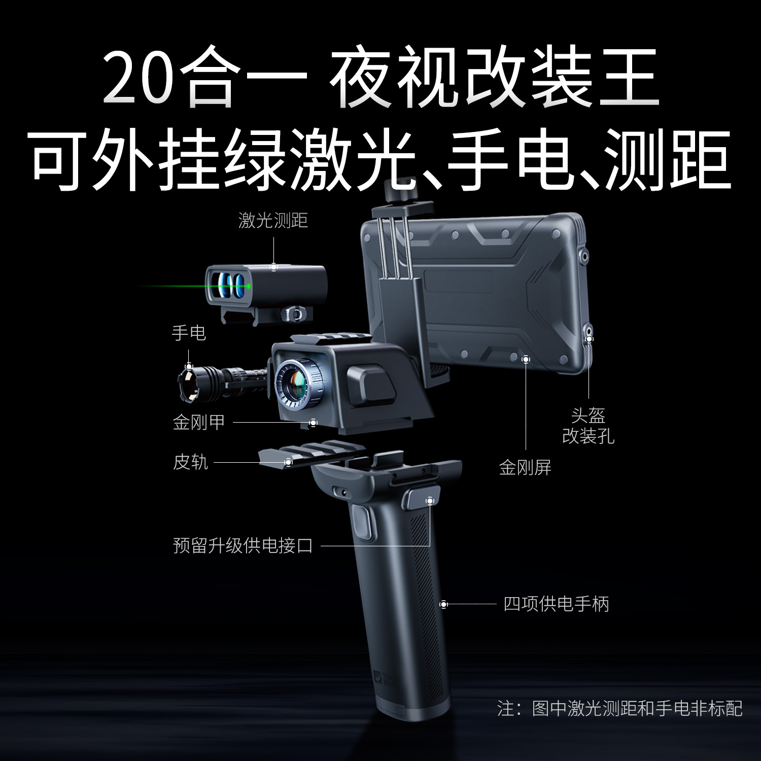 艾睿手机热成像天眼X2PRO超清夜视仪改装户外红激光