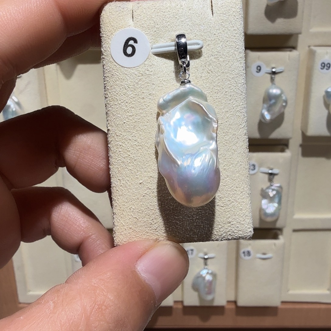 吊坠(不含链)合金淡水珍珠