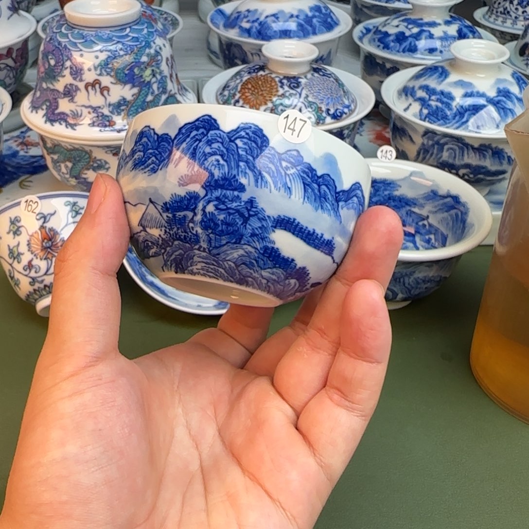 彦祖纯手工手绘茶具147