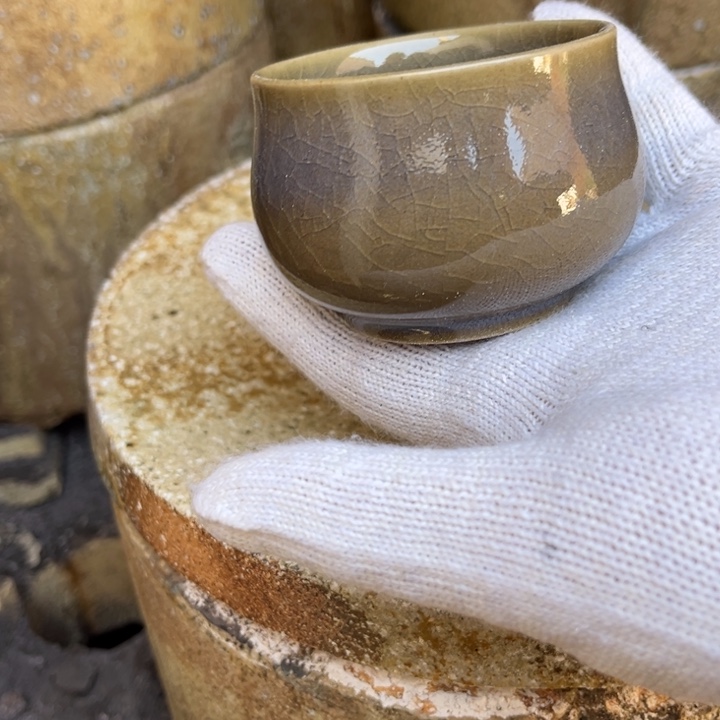 柴窑汝瓷开窑工艺