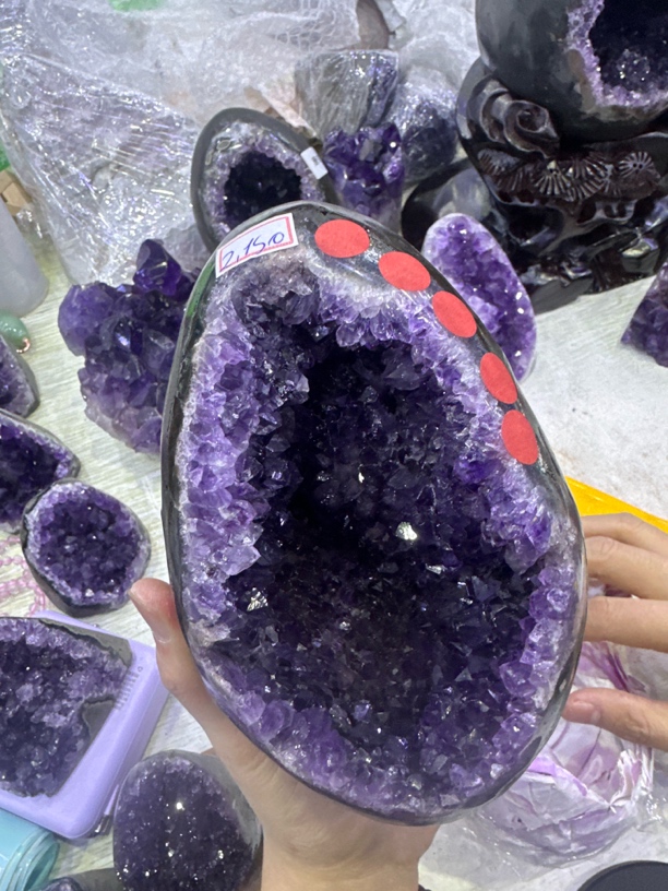 巴西乌拉圭紫水晶摆件