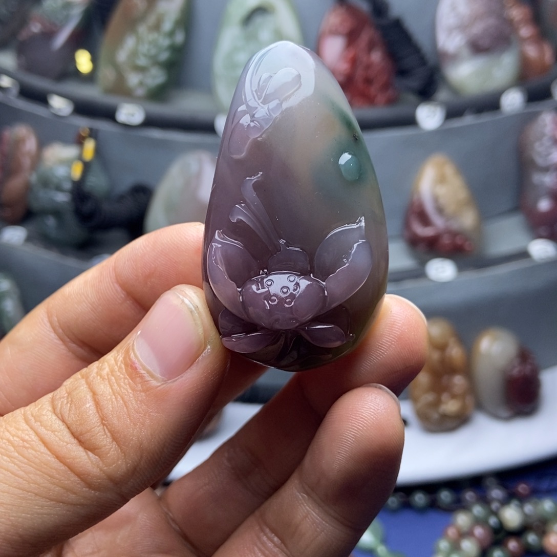 玛瑙/玉髓未镶嵌颈饰