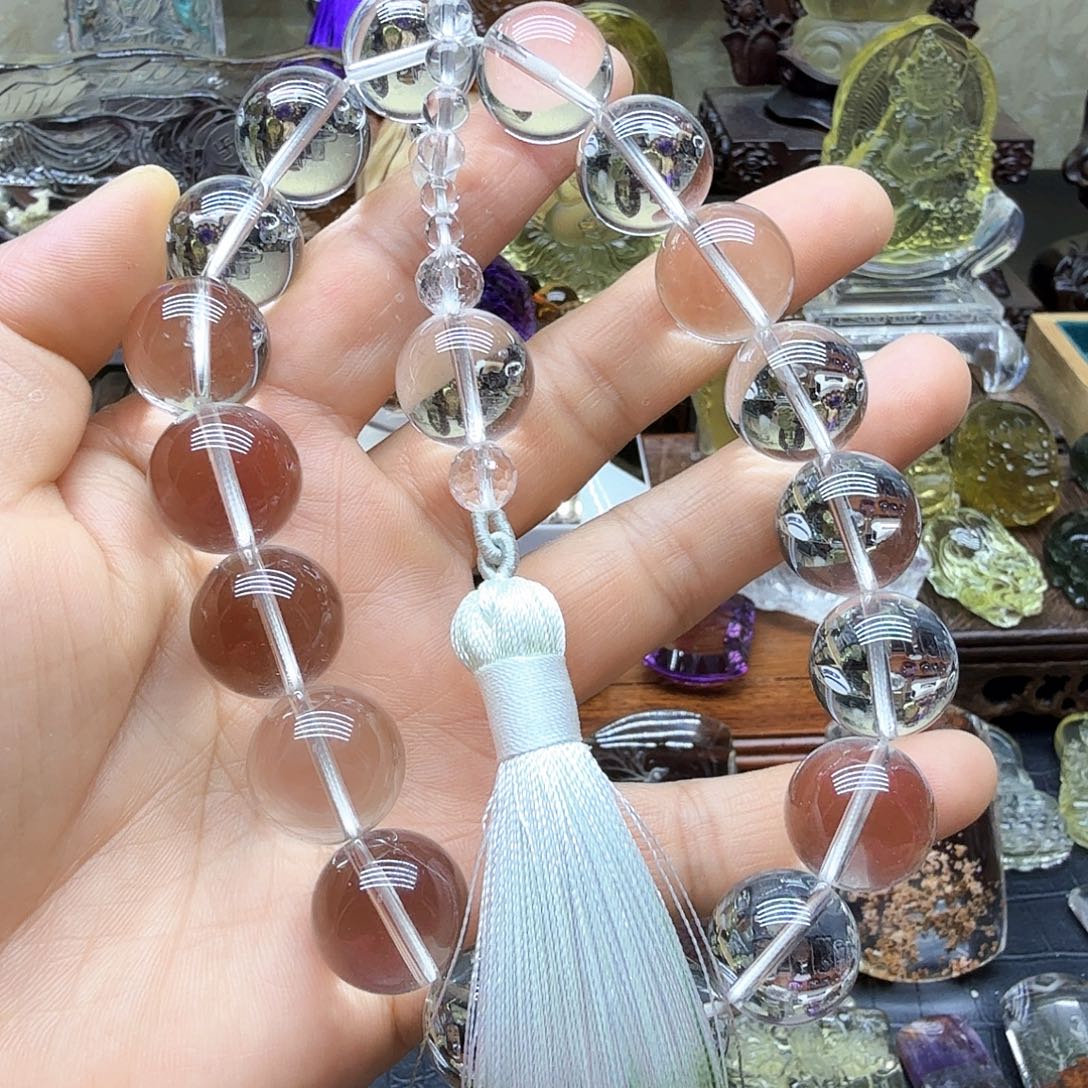 水晶车挂未镶嵌天然白水晶车挂