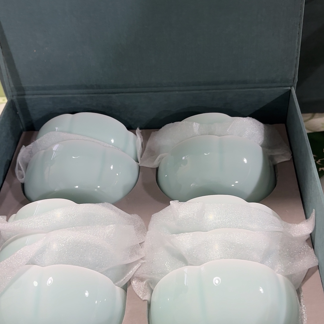 龙泉云间青瓷小米茶器