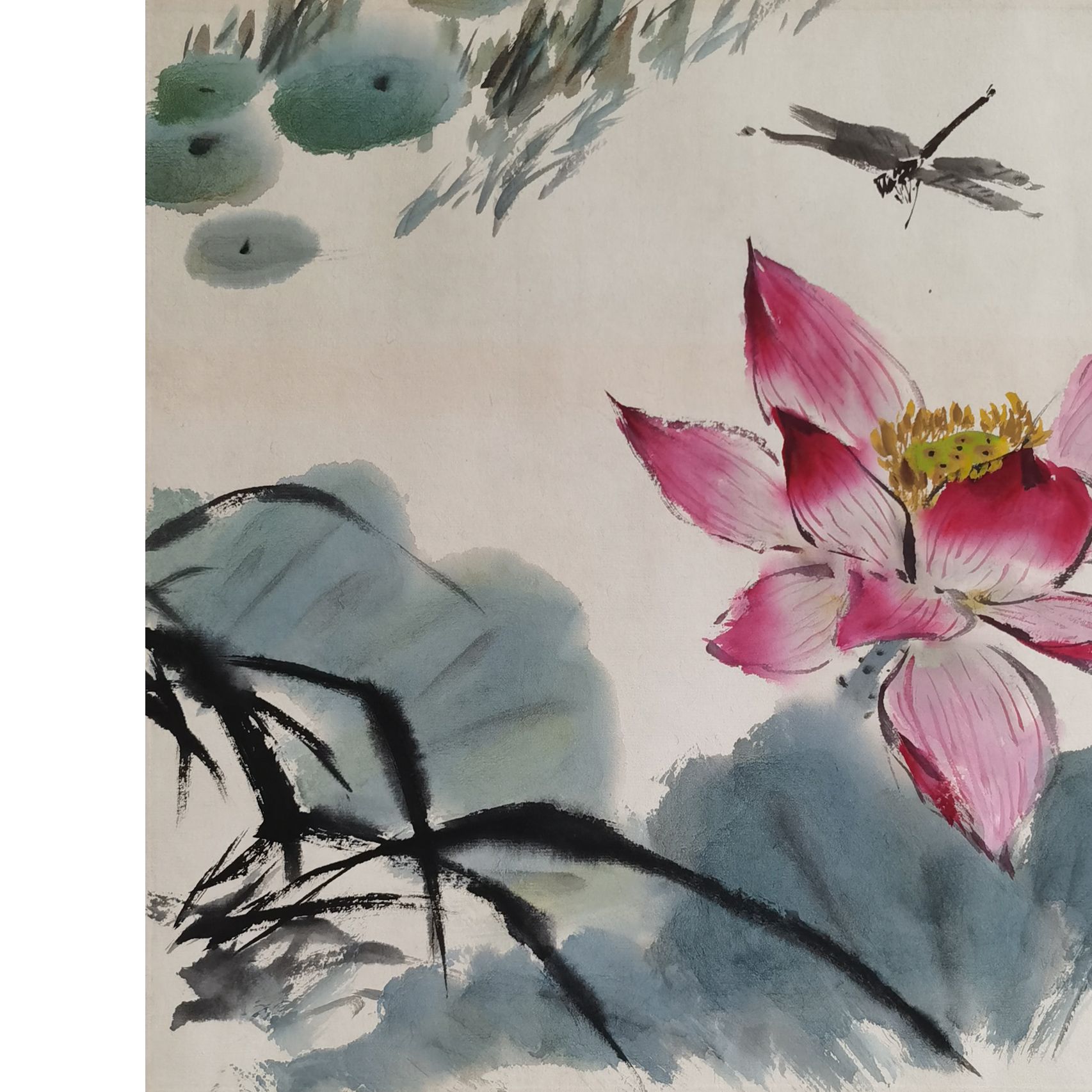 【辽拍】V250709-2-297《花卉》（1.1平尺) 纸本镜片 yy1227t