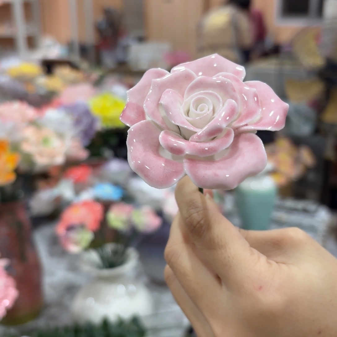 陶瓷花，20元发货，退款拉黑