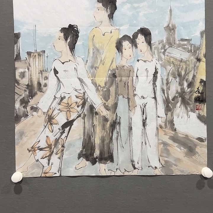国画无****方老师作品国画
