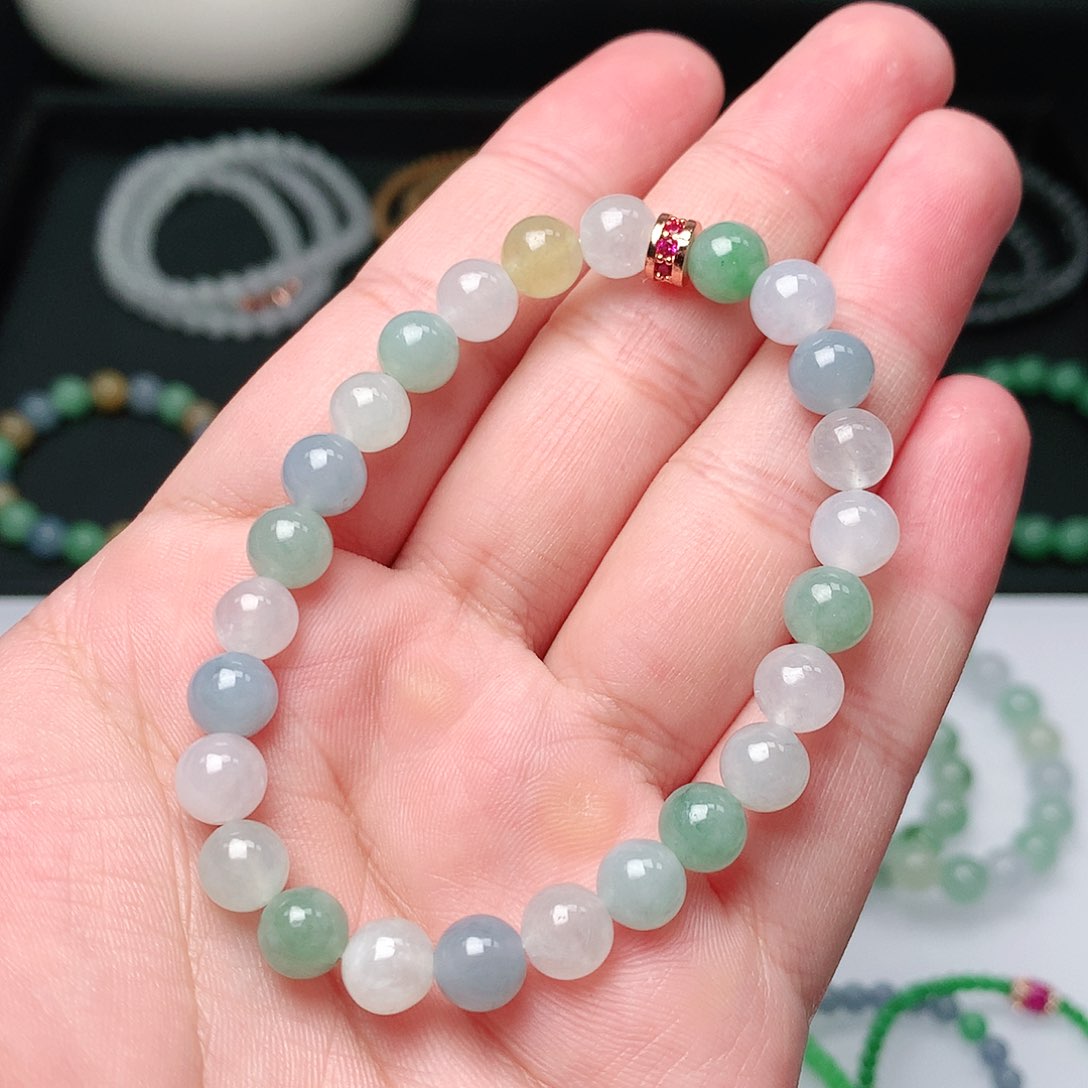 翡翠手链未镶嵌翡翠