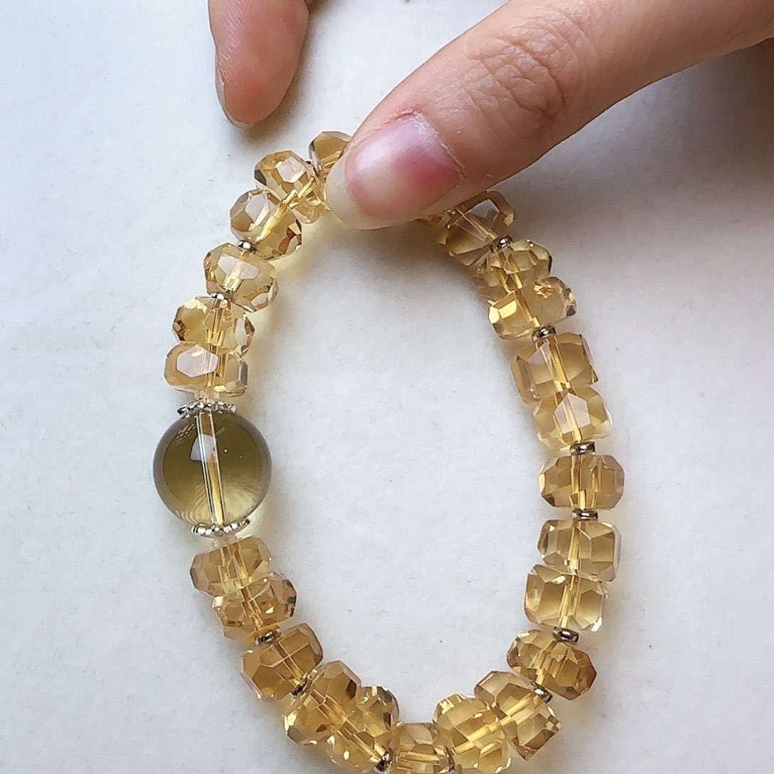 水晶手链未镶嵌七*?大气上档次