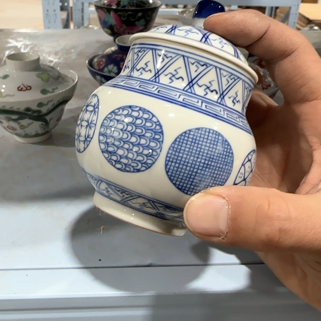 瓷片摆件手绘瓷器处理了吧