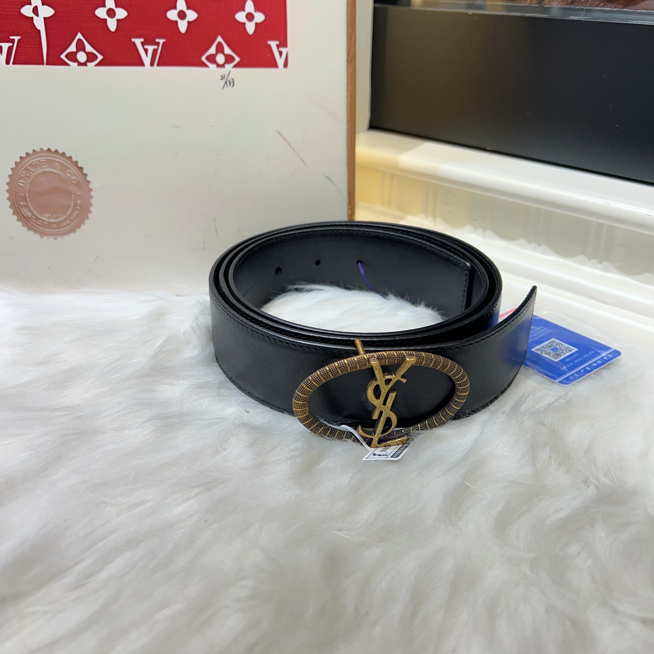 95新 YSL/圣罗兰 圣罗兰ysl腰带a7173