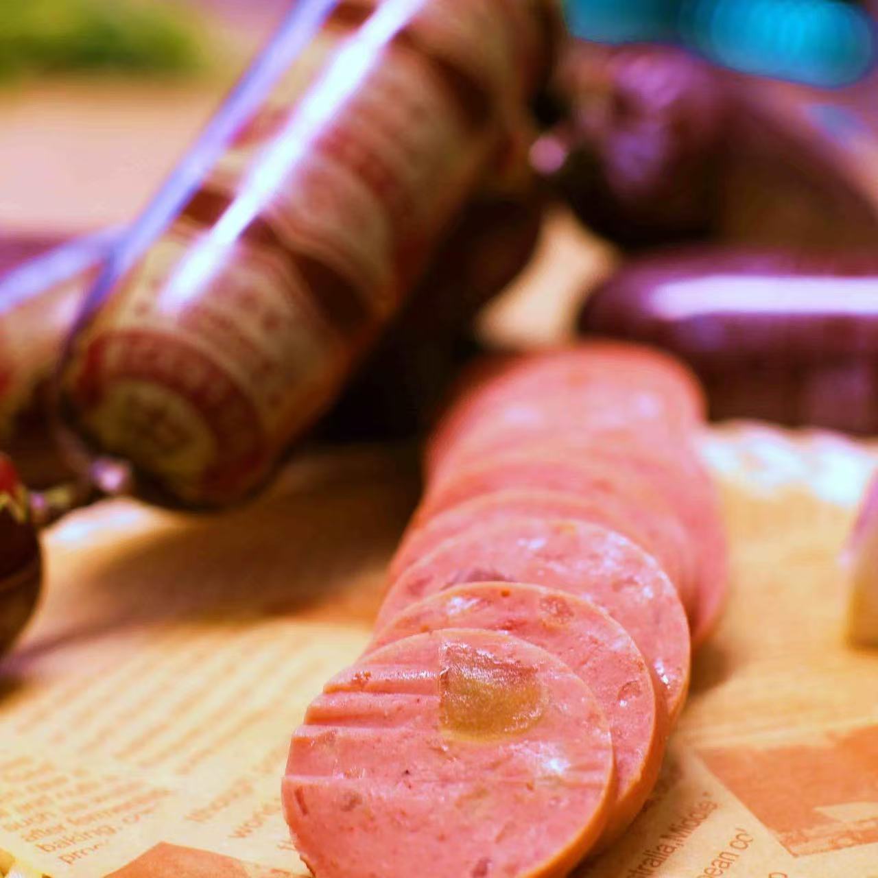 俄罗斯风味牛筋肠肉肠俄式香肠牛肉火腿美味劲道下酒小菜开袋即食