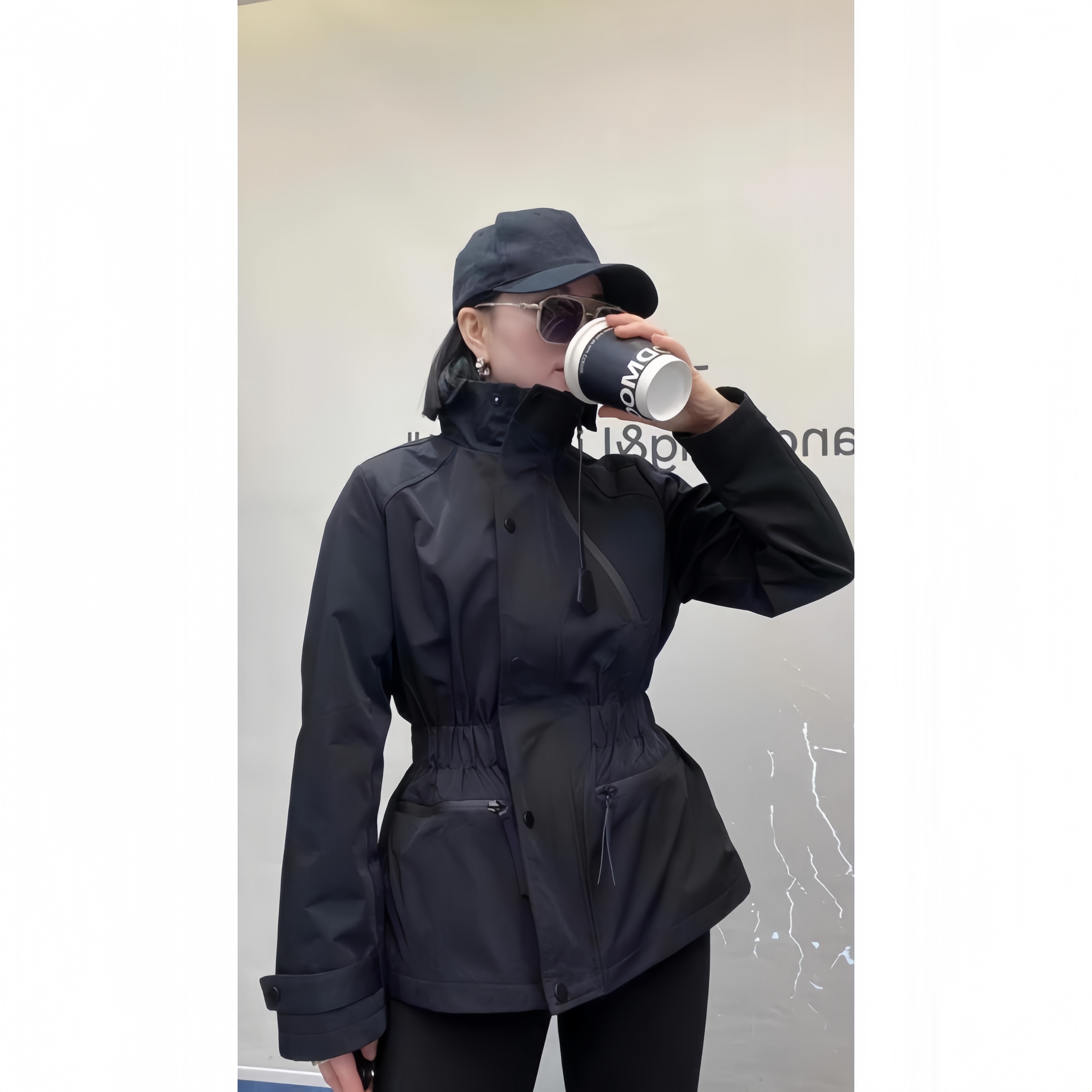 抖音商城爆款好物~欧货长袖洋气风衣休闲百搭外套春秋收腰冲锋衣