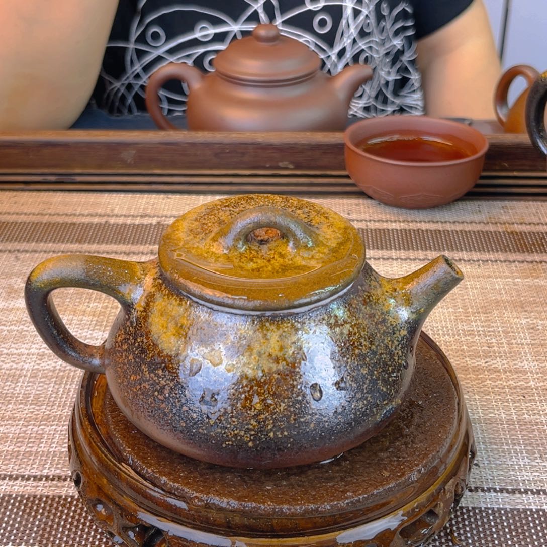 大***成茶壶紫砂底槽清柴烧240cc