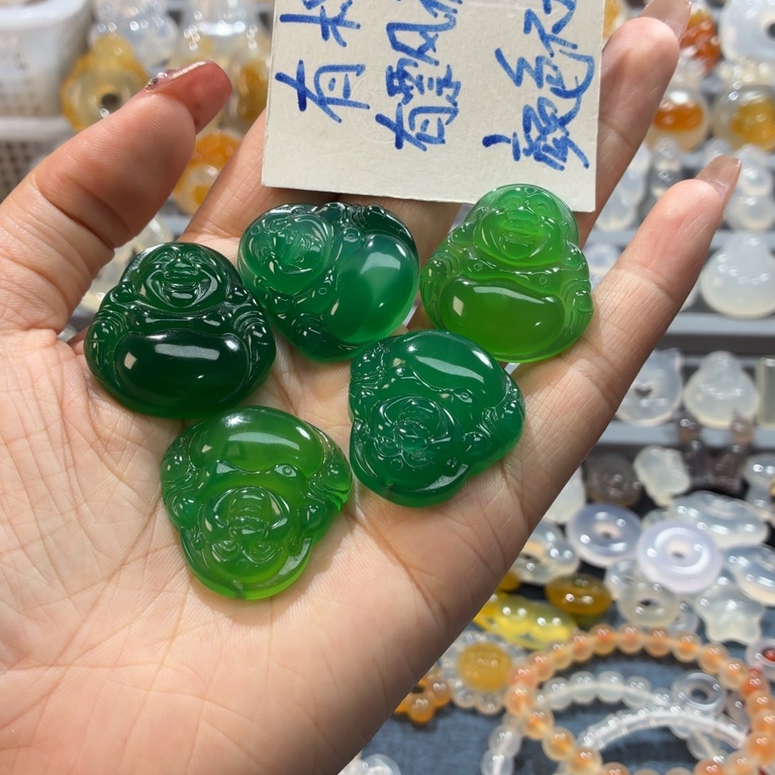 玛瑙/玉髓未镶嵌吊坠(不含链)