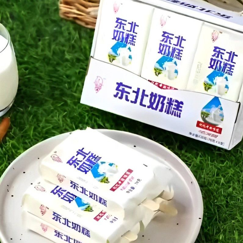 航丰冰马东北奶糕冰淇淋纯奶雪糕东北冰棍牛奶口味家庭装冰激淋